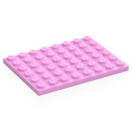 Plate 6 × 8 Bright Pink