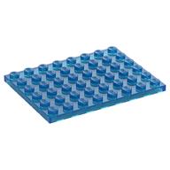 Plate 6 × 8 Trans-Dark Blue
