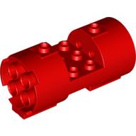 Cylinder 3 × 6 × 2 2/3 Horizontal Hollow Studs Red
