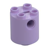 Brick Round 2 × 2 × 2 Robot Body, Axle Holder '+' Orientation Lavendel