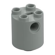 Brick Round 2 × 2 × 2 Robot Body, Axle Holder '+' Orientation Hellgrau