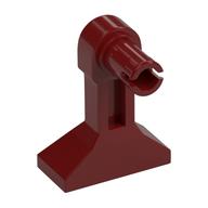 Leg Mechanical - Droid with Technic Pin Dark Red