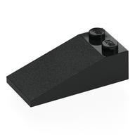 Brick Sloped 18° 4 × 2 Black