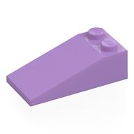 Brick Sloped 18° 4 × 2 Medium Lavender