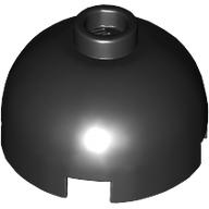 Brick Round 2 × 2 Dome Top, Blocked Open Stud, Bottom Axle Holder