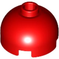 Brick Round 2 × 2 Dome Top, Blocked Open Stud, Bottom Axle Holder Rot