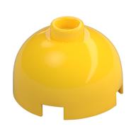Brick Round 2 × 2 Dome Top, Hollow Stud Yellow