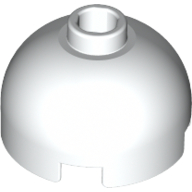 Stein rund 2 × 2 Kuppel oben, Hohlnoppe