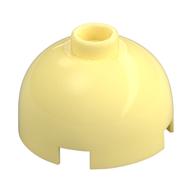 Brick Round 2 × 2 Dome Top, Hollow Stud Bright Light Yellow