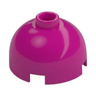 Brick Round 2 × 2 Dome Top, Hollow Stud Magenta