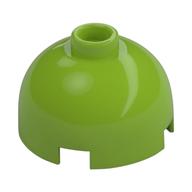 Brick Round 2 × 2 Dome Top, Hollow Stud Lime