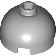 Brick Round 2 × 2 Dome Top, Hollow Stud Light Bluish Gray