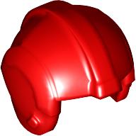 Helmet Rebel Pilot, Center Ridge [Plain] Red