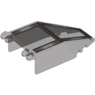 Windscreen 7 × 4 × 1 2/3 with Hinges with Light and Dark Gray Frame Print