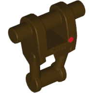 Torso Mechanical - Battle Droid with Red Dot Insignia Print Dunkelbraun