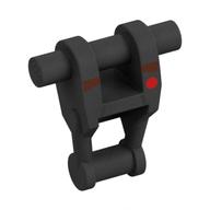 Torso Mechanical, Battle Droid with Red Dot, Dark Red Stripes, Black Markings print Pearl Titanium