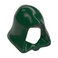 Hood, Connected Chin Dark Green