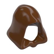 Hood, Connected Chin Reddish Brown