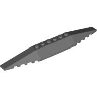 Brick Wedged, Sloped 2 × 16 Triple Dark Bluish Gray