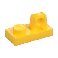 Hinge Plate 1 × 2 Locking with 1 Finger On Top Gelb