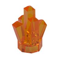 Rock 1 × 1 Crystal 5 Point Trans-Orange