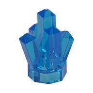 Rock 1 × 1 Crystal 5 Point Trans-Dark Blue