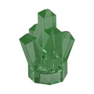 Rock 1 × 1 Crystal 5 Point Trans-Green
