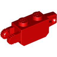 Hinge Brick 1 × 2 Locking with 1 Finger Vertical End and 2 Fingers Vertical End, 9 Teeth Rot
