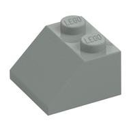 Brick Sloped 45° 2 × 2 Light Gray