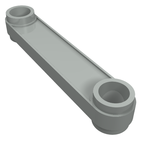 Technic Link 1 × 5 Light Gray