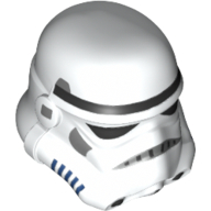 Helmet Stormtrooper, Dotted Mouth Print Weiß