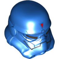 Helmet Stormtrooper, Special Forces Clone Trooper Print Blau