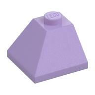 Brick Sloped 45° 2 × 2 Double Convex Lavender