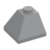 Brick Sloped 45° 2 × 2 Double Convex Light Bluish Gray