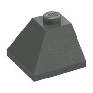 Brick Sloped 45° 2 × 2 Double Convex Dunkelgrau