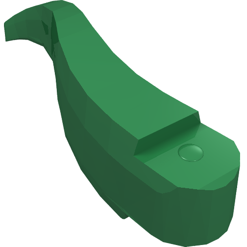 Animal Body Part, Dinosaur, Tyrannosaurus Rex / Triceratops Tail Green