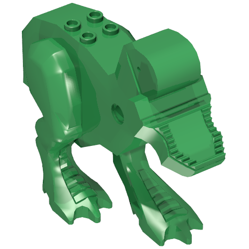 Animal Body Part, Dinosaur, Tyrannosaurus Rex Body Green