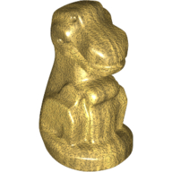 Animal, Dinosaur, Tyrannosaurus Rex Baby Metallic-Gold