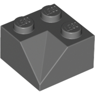 Brick Sloped 45° 2 × 2 Double Concave