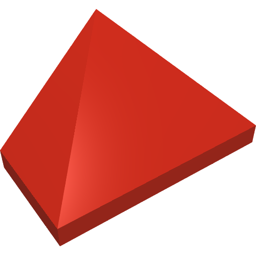 Brick Sloped 45° 2 × 1 Triple with Hollow Underside