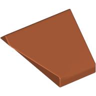 Brick Sloped 45° 2 × 1 Double / Inverted with Hollow Bottom Dark Orange