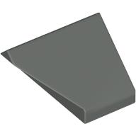 Brick Sloped 45° 2 × 1 Double / Inverted with Hollow Bottom Dark Gray