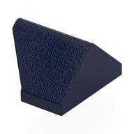 Brick Sloped 45° 2 × 1 Double / Inverted with Bottom Stud Holder Dark Blue
