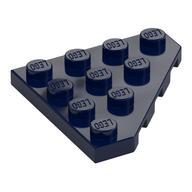 Wedge Plate 4 × 4 Cut Corner Dunkelblau
