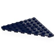 Wedge Plate 8 × 8 Cut Corner Dunkelblau