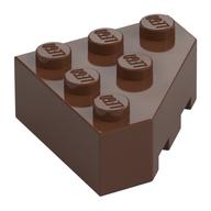 Brick Wedged 3 × 3 Cut Corner Braun