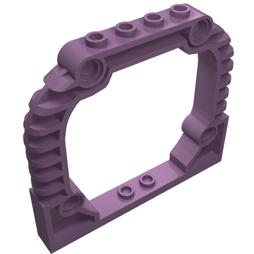 Brick Arch 1 × 8 × 6 with Pin Holes (Portal) Sand Purple
