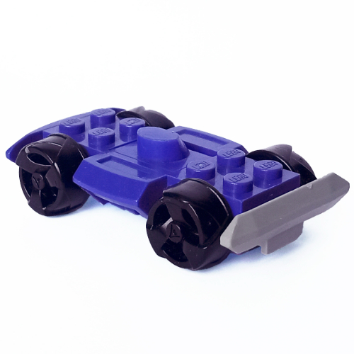 Vehicle Base 4 × 6 Racer Base with Black Wheels Violet