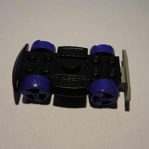 Vehicle Base 4 × 6 Racer Base with Violet Wheels Schwarz