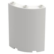 Panel 4 × 4 × 6 Quarter Cylinder White